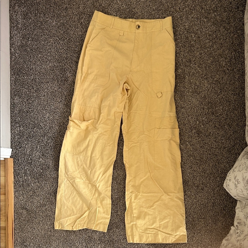 Butter yellow Zara Pants BOUGHT IN VENICE